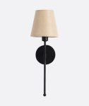 Minimalist Black Wall Torchiere