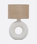 Boho Shaded Table Lamp